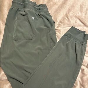 Mauve Olive Scrub Pants
